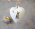 Airedale Terrier Ceramic Heart Bauble